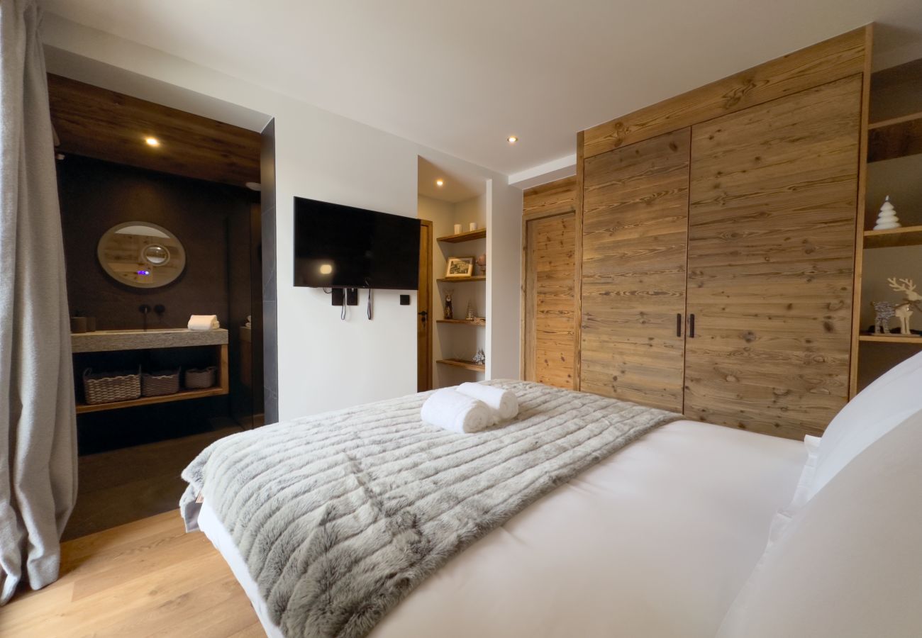 Chalet in Combloux - Chalet Suzan’e – Panorama Mont-Blanc & jacuzzi