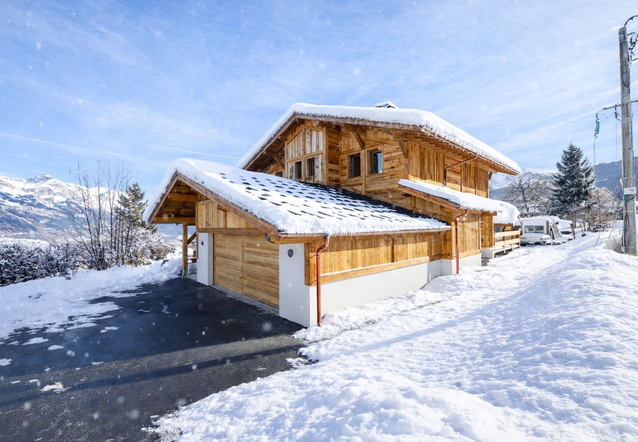 Chalet in Combloux - Chalet Suzan’e – Panorama Mont-Blanc & jacuzzi