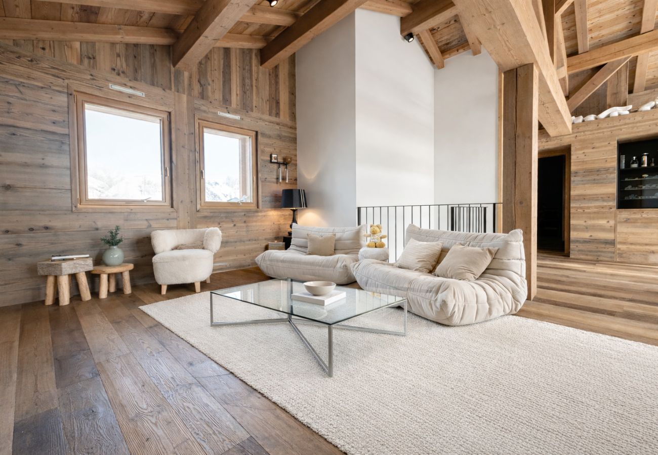 Chalet in Combloux - Chalet Suzan’e – Panorama Mont-Blanc & jacuzzi