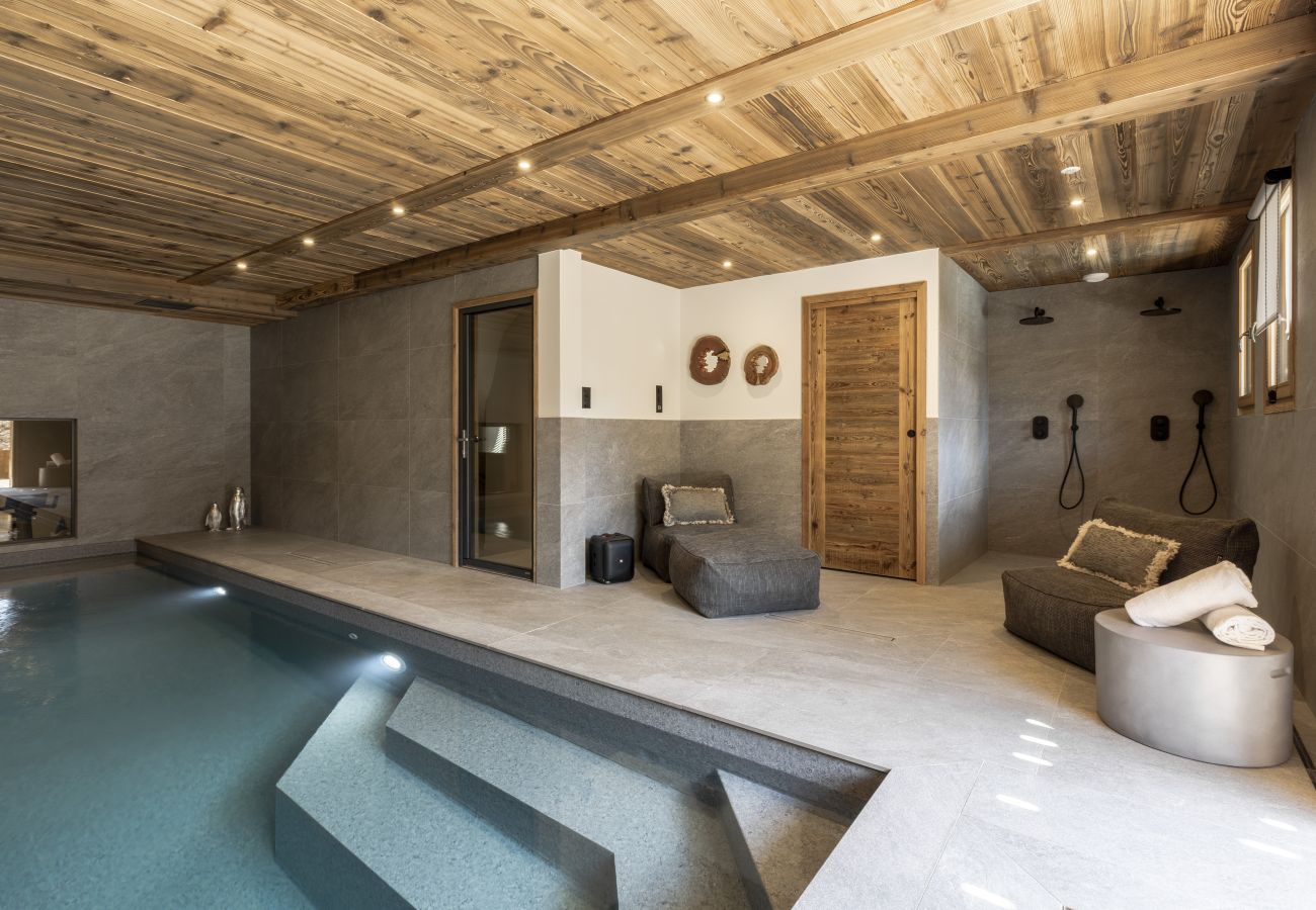 Chalet in Combloux - Chalet Suzane – Panorama Mont-Blanc & jacuzzi