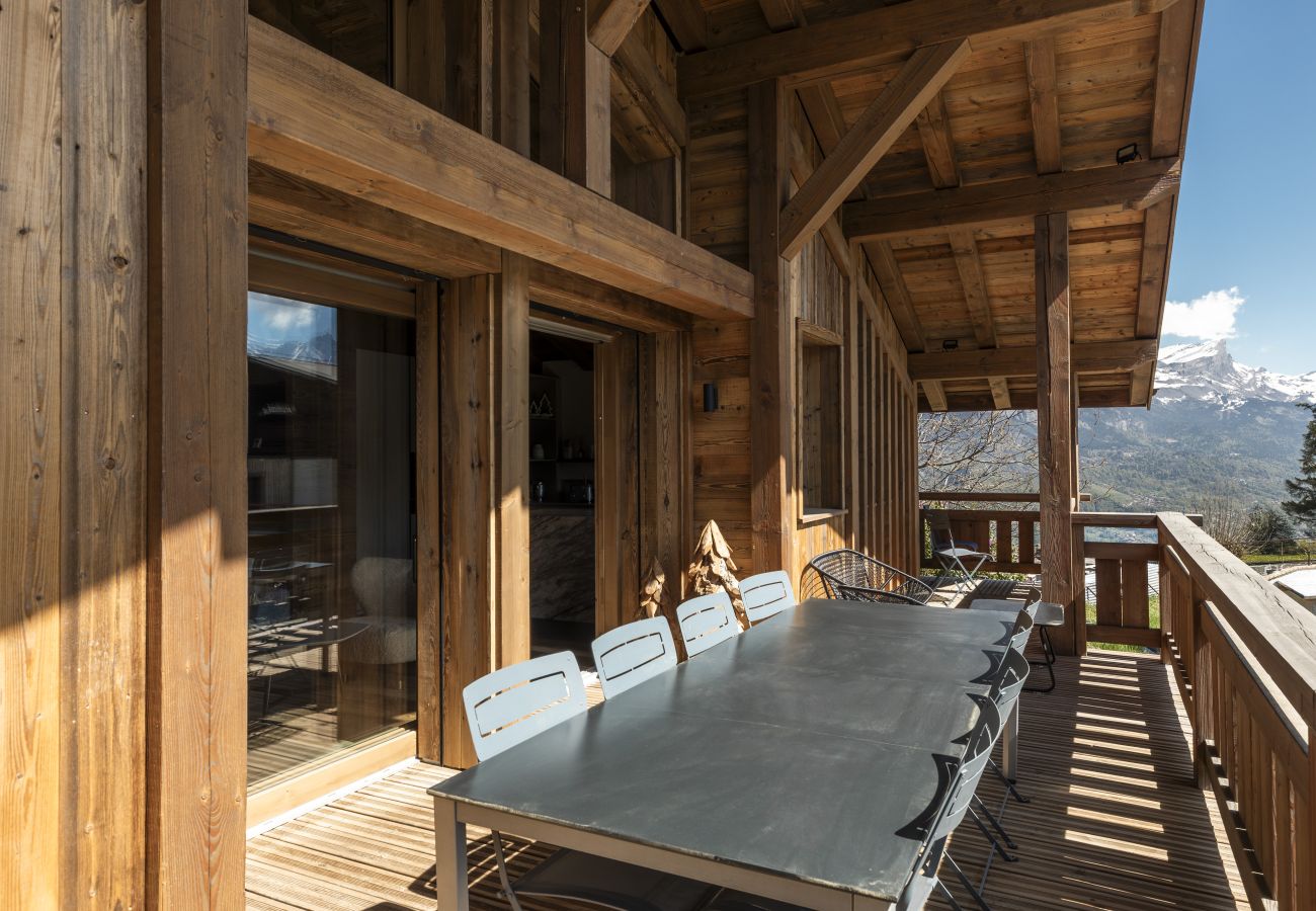 Chalet in Combloux - Chalet Suzane – Panorama Mont-Blanc & jacuzzi