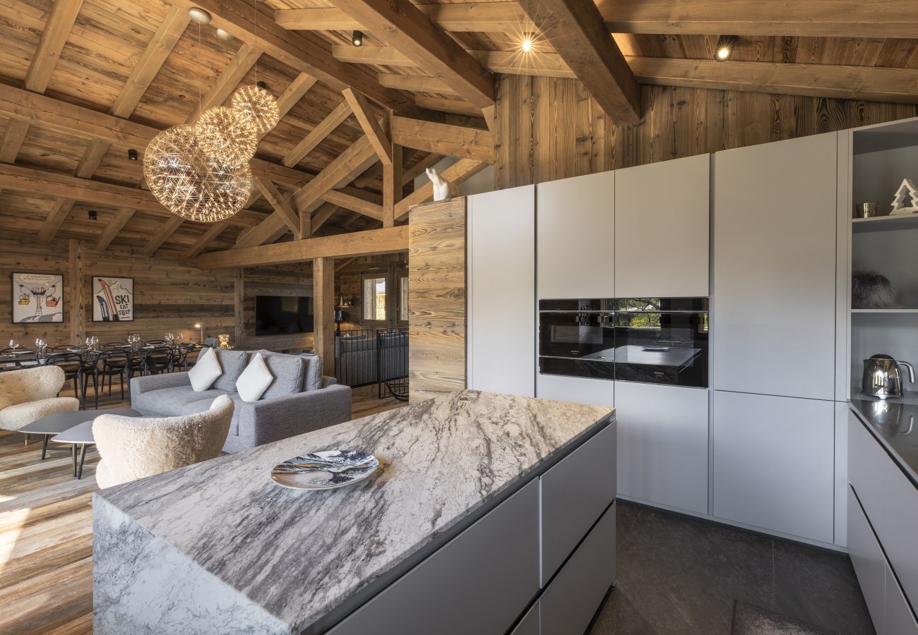 Chalet in Combloux - Chalet Suzane – Panorama Mont-Blanc & jacuzzi