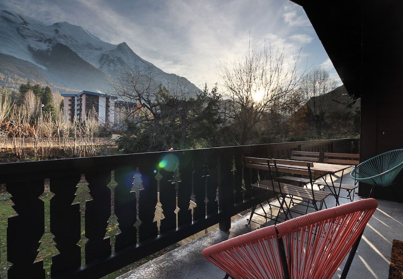 Apartamento en Chamonix-Mont-Blanc - Les Fleurs de Cham top - Jardin vues - Rénové