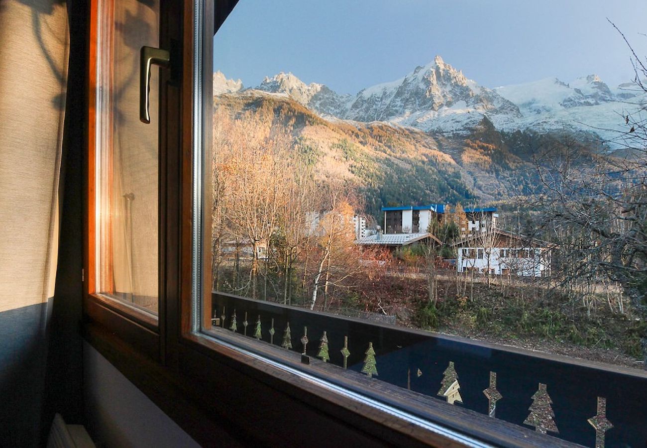 Apartamento en Chamonix-Mont-Blanc - Les Fleurs de Cham top - Jardin vues - Rénové