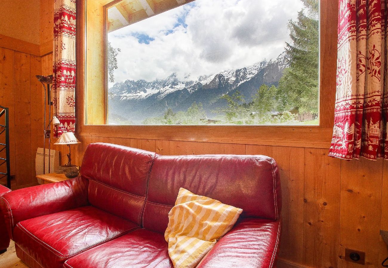 Chalet en Les Houches - Chalet des Chavants -Grand jardin- vue Mt-Blanc