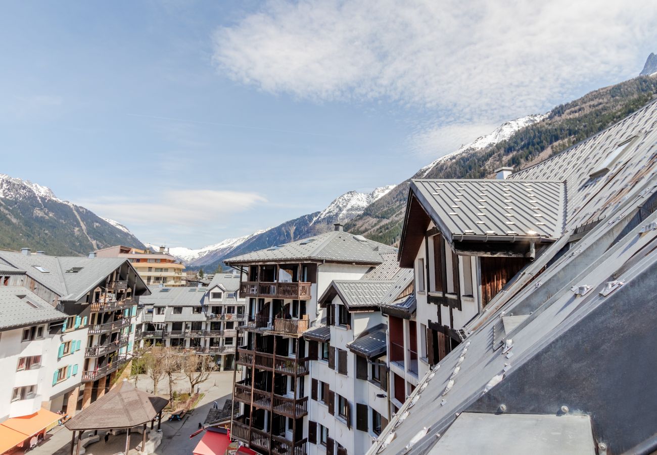 Apartamento en Chamonix-Mont-Blanc - Triplex - Hypercentre - Balcon avec vue montagnes