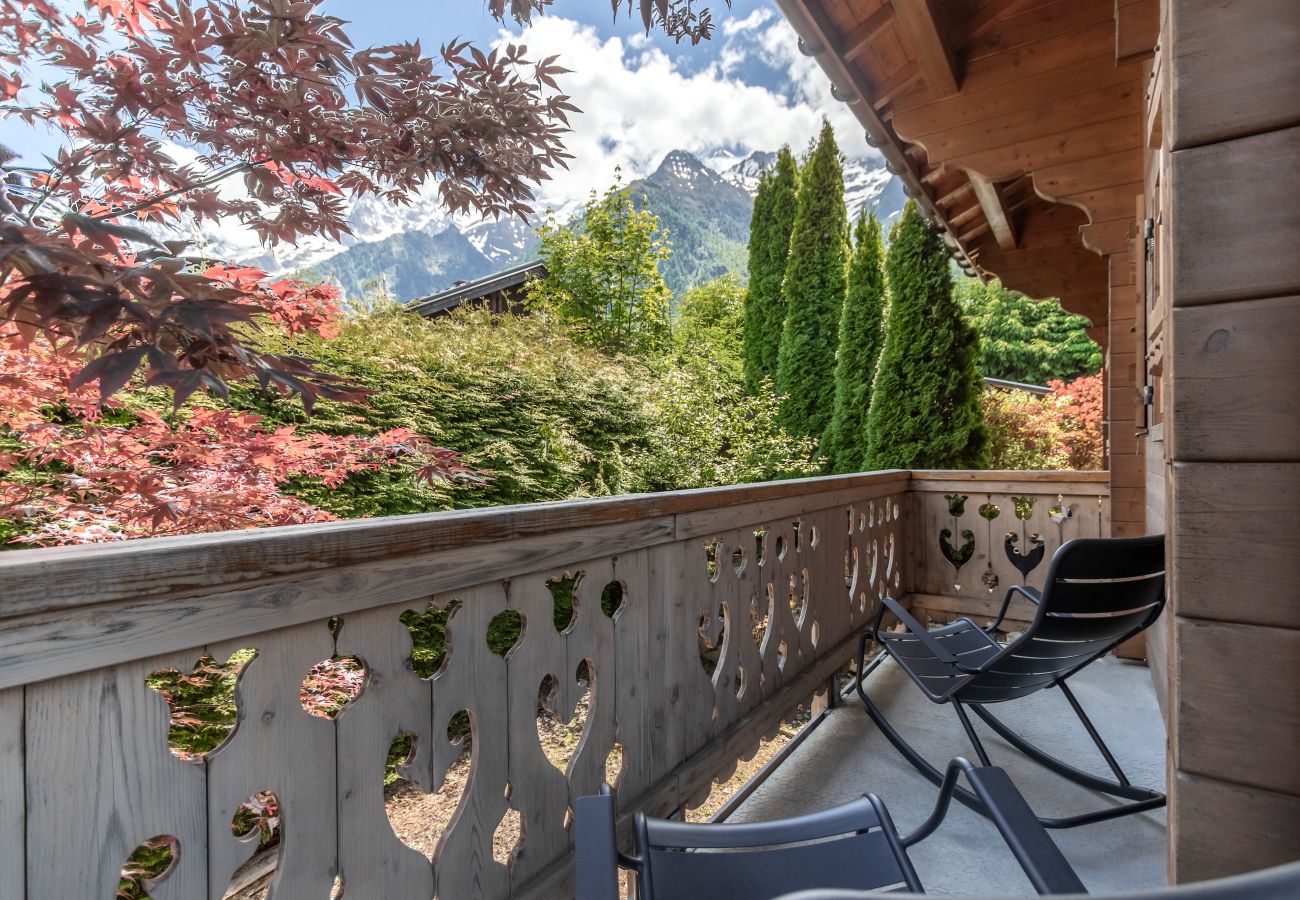 Chalet en Les Houches - Balcon De l'Europe - Jacuzzi privé - Jardin vue Mo