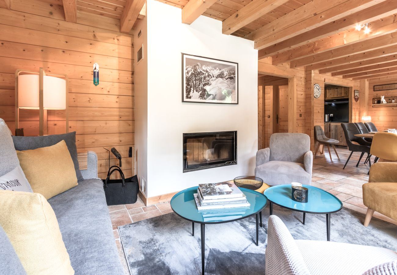 Chalet en Les Houches - Balcon De l'Europe - Jacuzzi privé - Jardin vue Mo