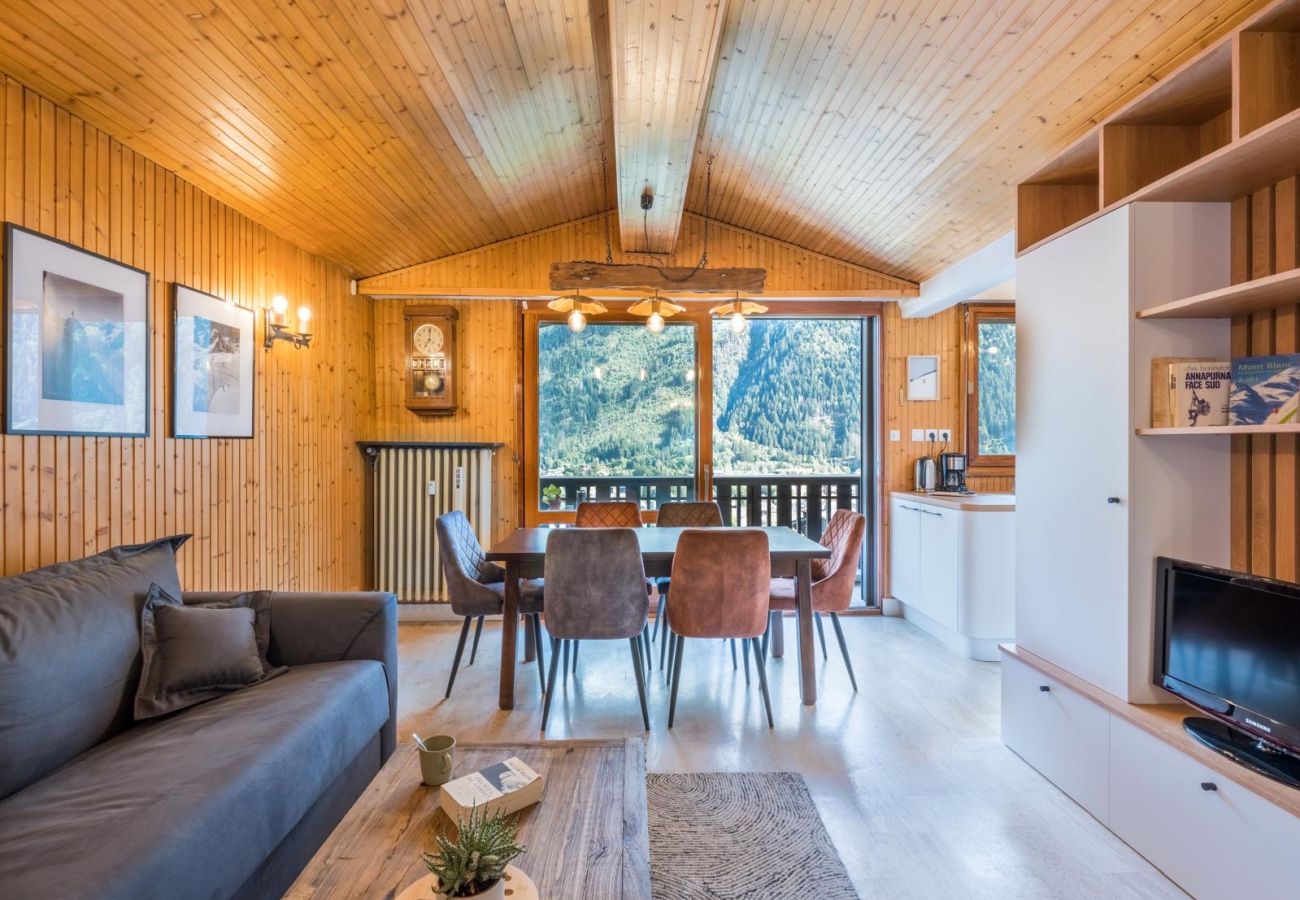 Apartamento en Chamonix-Mont-Blanc - Appt L'altimètre - Jardin - Skis aux pieds