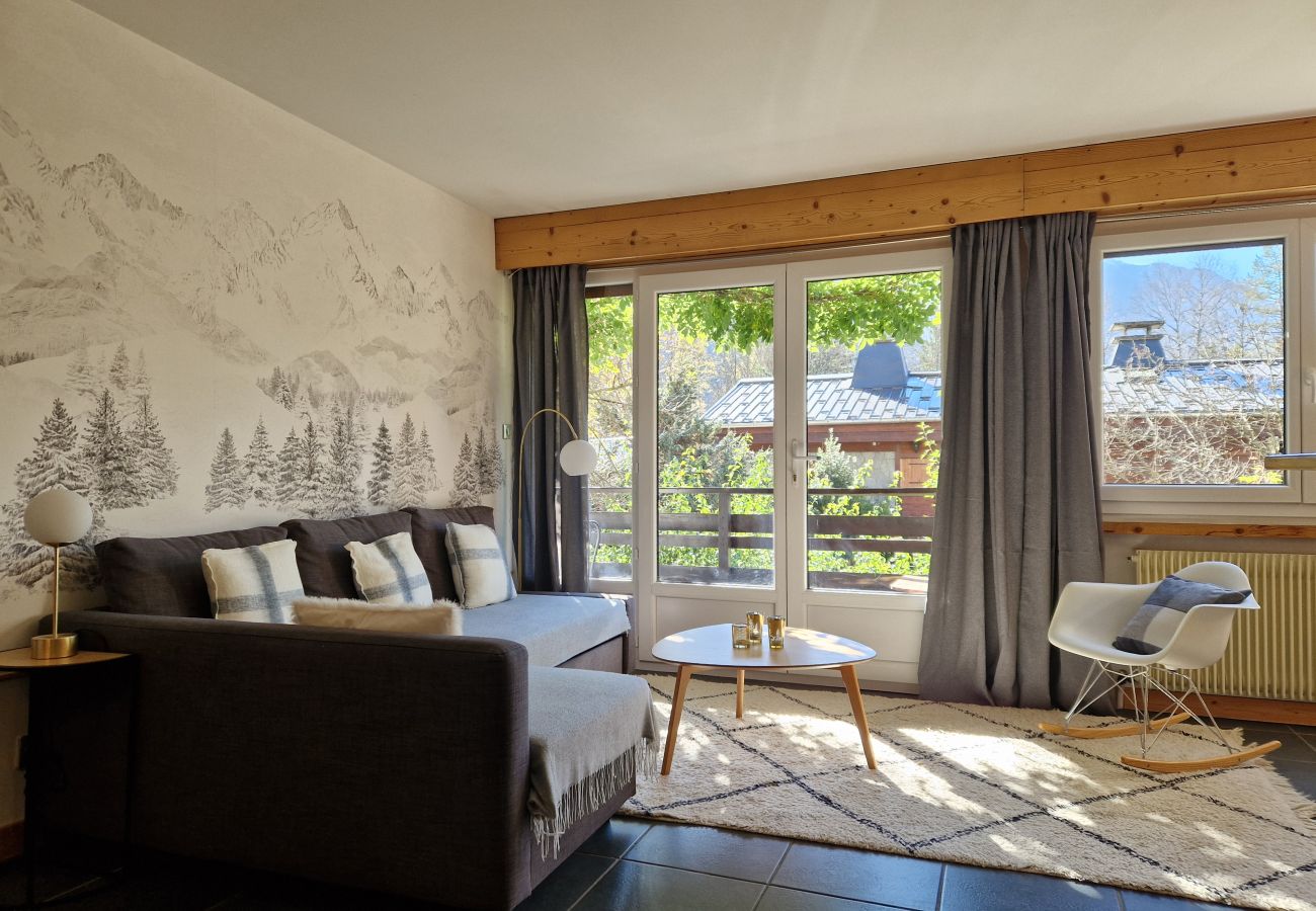 Appartamento a Chamonix-Mont-Blanc - Les Tussilages - Balcon et Terrasse vue Mont-Blanc