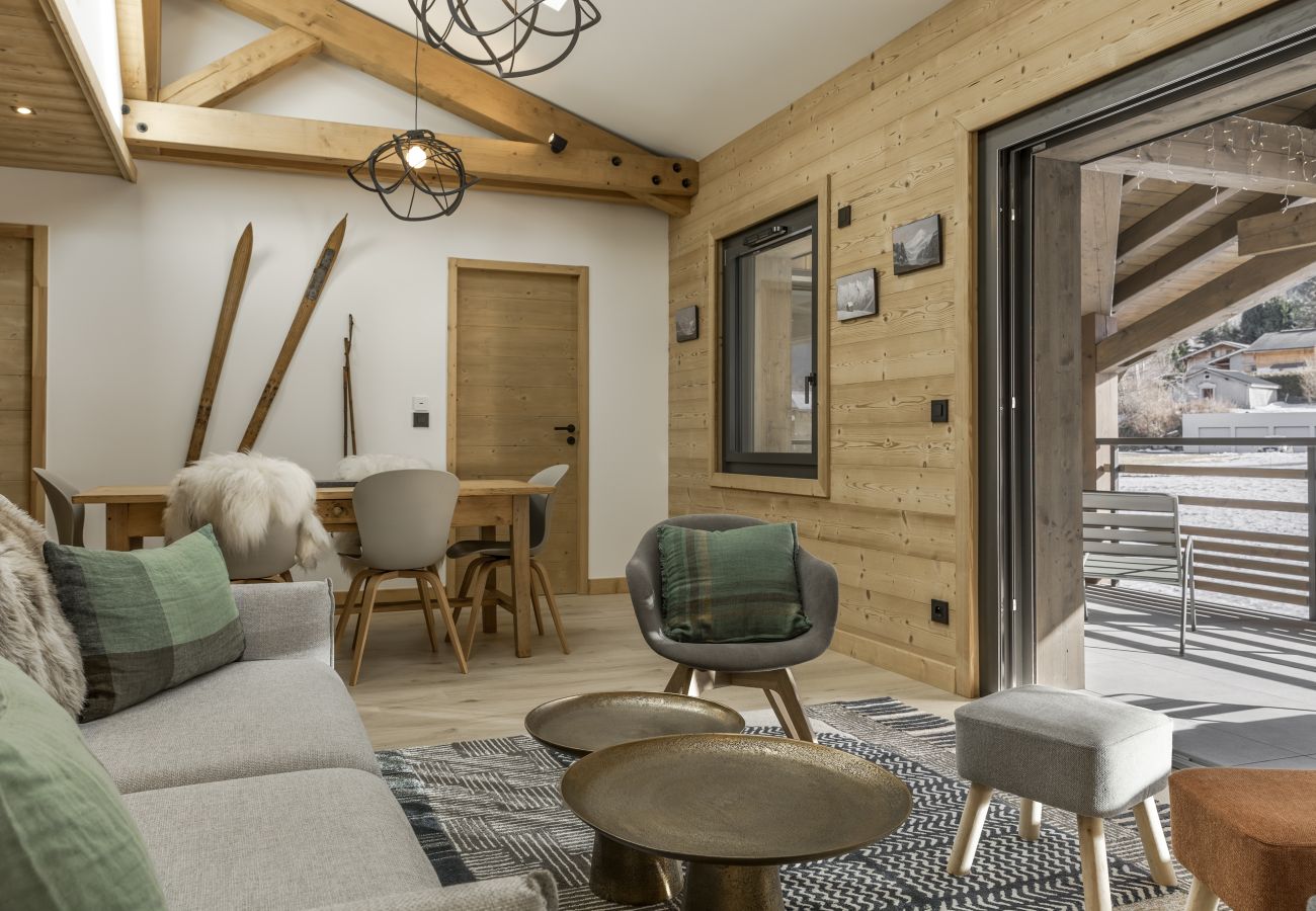 Appartamento a Les Houches - Nid d'Aigle  - Balcon avec vue Mont Blanc