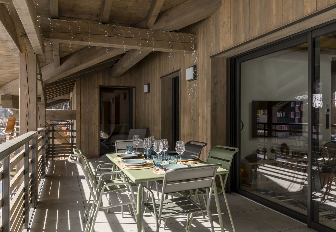 Appartamento a Les Houches - Nid d'Aigle  - Balcon avec vue Mont Blanc