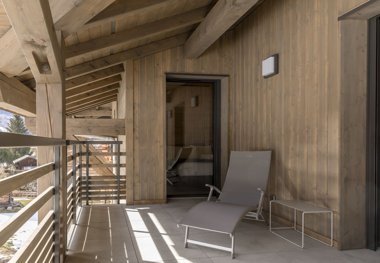 Appartamento a Les Houches - Nid d'Aigle  - Balcon avec vue Mont Blanc