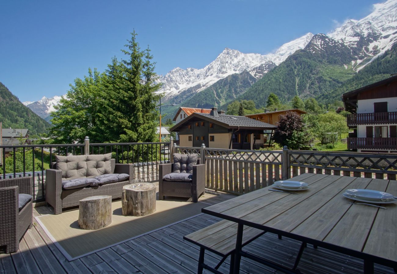 Appartamento a Les Houches - La Terrasse- Panoramique- Familial-Près des pistes