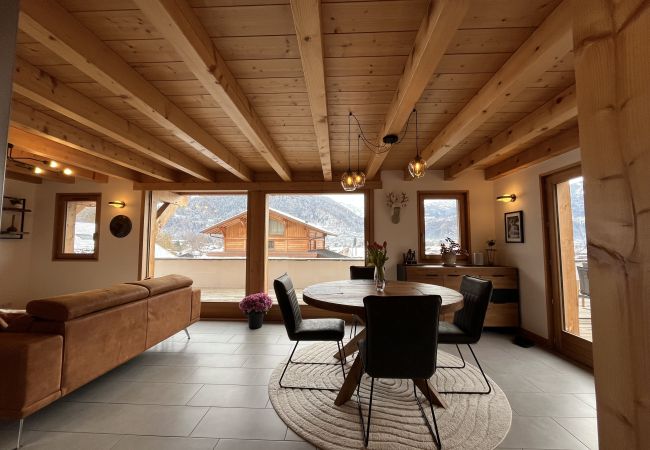  a Passy - Chalet Alpea - Jacuzzi -Vue montagne -Neuf