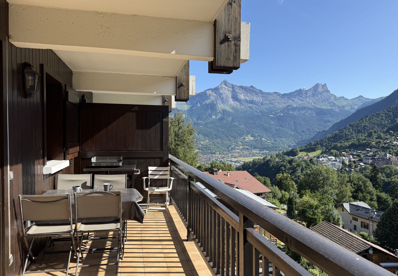 Studio a Saint-Gervais-les-Bains - Vue du Rosay - Balcon, vue montagne et confort