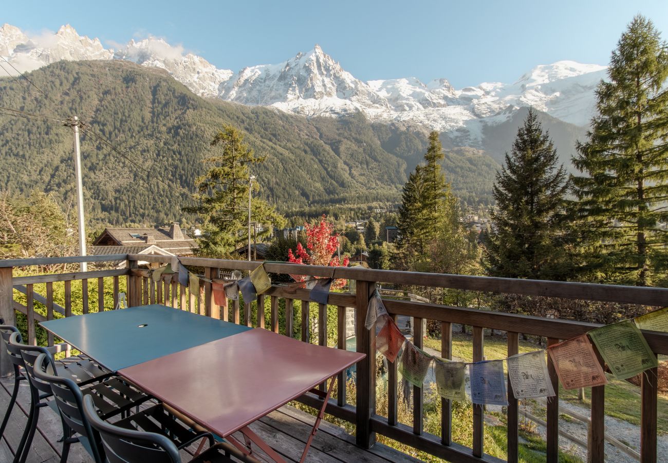 Villetta a Chamonix-Mont-Blanc - Le Refuge des Pècles - Vue Mont-Blanc - Central