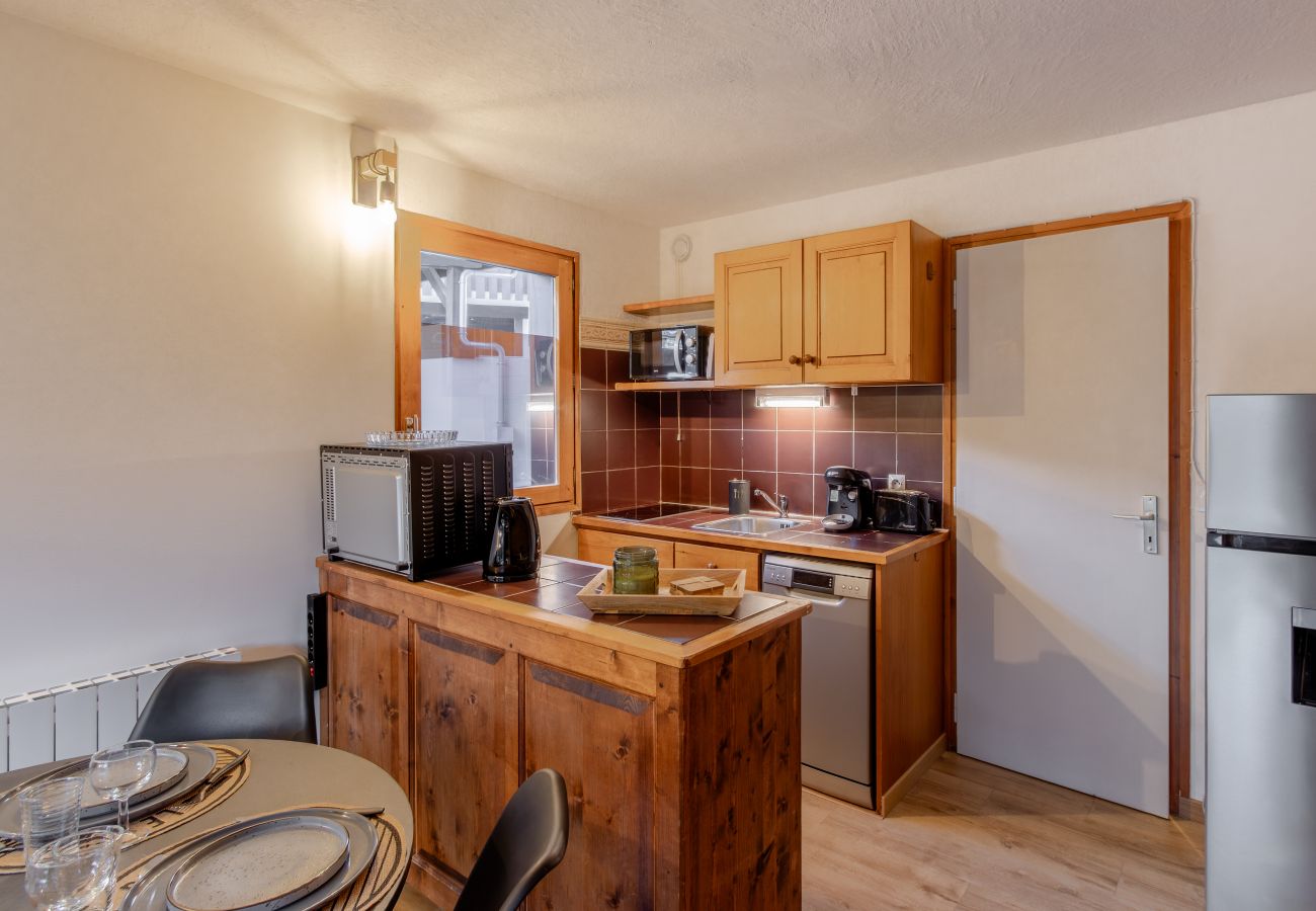 Studio a Les Houches - Le Cocon du Prarion – Ski, vue & jardin
