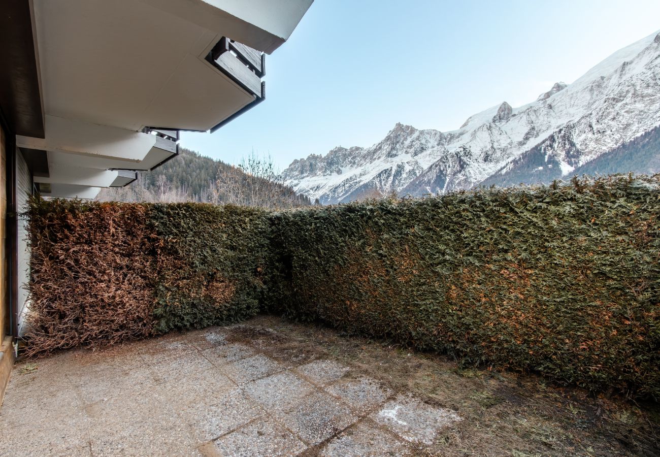 Studio a Les Houches - Le Cocon du Prarion – Ski, vue & jardin