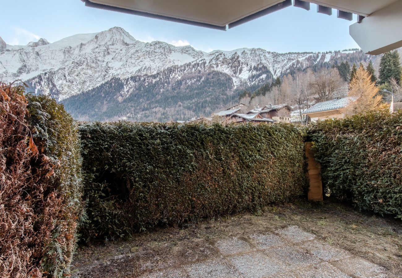Studio a Les Houches - Le Cocon du Prarion – Ski, vue & jardin