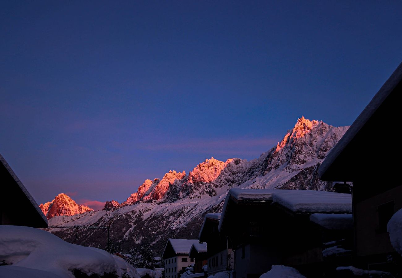 Appartement à Les Houches - Les Alpages - Balcon Vue Mont-Blanc