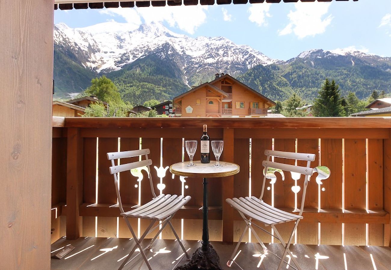 Appartement à Les Houches - Les Alpages - Balcon Vue Mont-Blanc