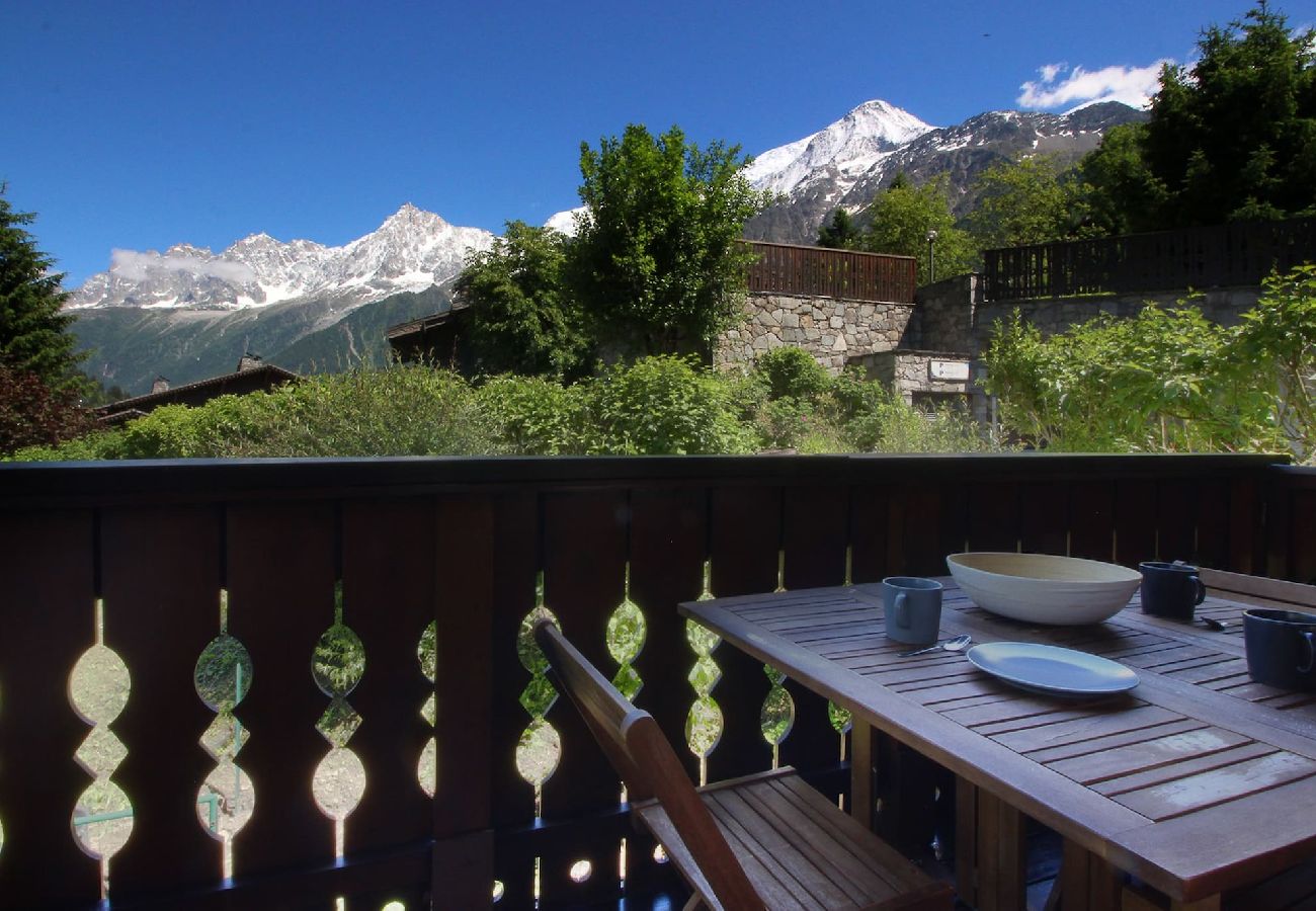 Chalet à Les Houches - Chalet Kandahar -Jardin-Skis aux pieds-Piscine