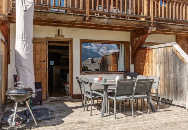 Appartement à Les Houches - Maison Neuve 1 - Ski aux pieds - Vue Mt-Blanc