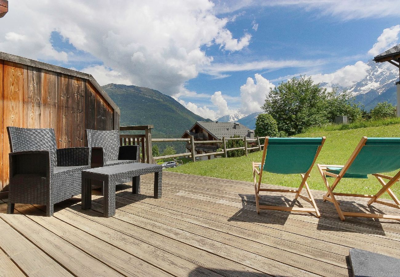 Appartement à Les Houches - Maison Neuve 1 - Ski aux pieds - Vue Mt-Blanc