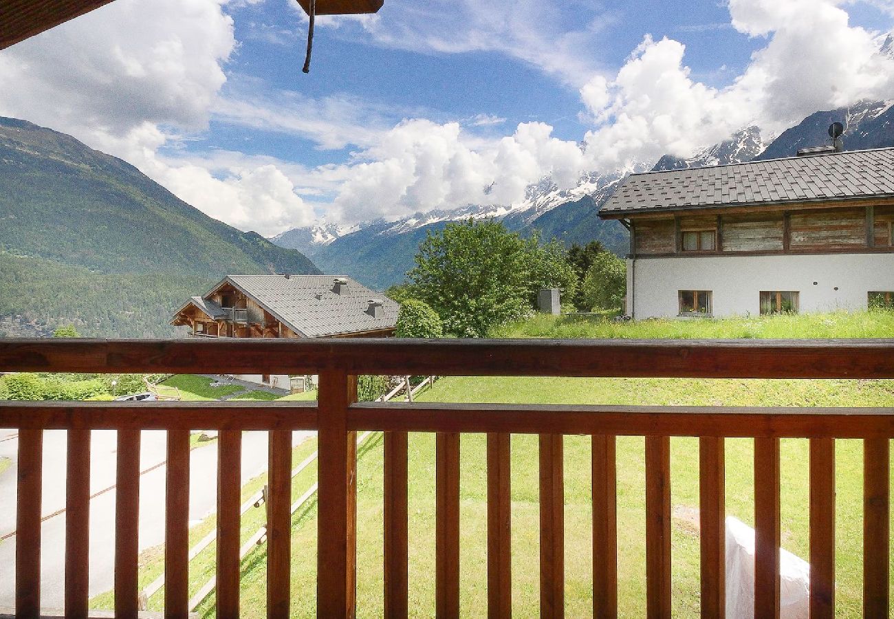 Appartement à Les Houches - Maison Neuve 1 - Ski aux pieds - Vue Mt-Blanc