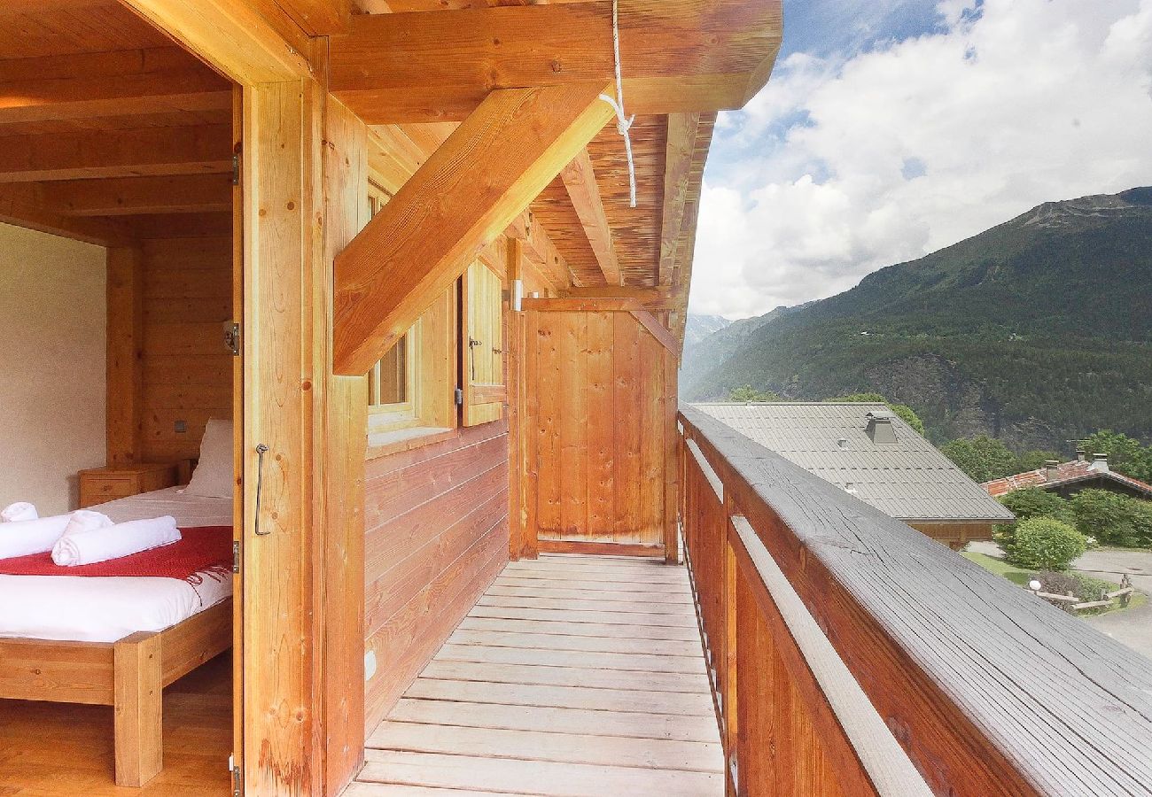 Appartement à Les Houches - Maison Neuve 1 - Ski aux pieds - Vue Mt-Blanc