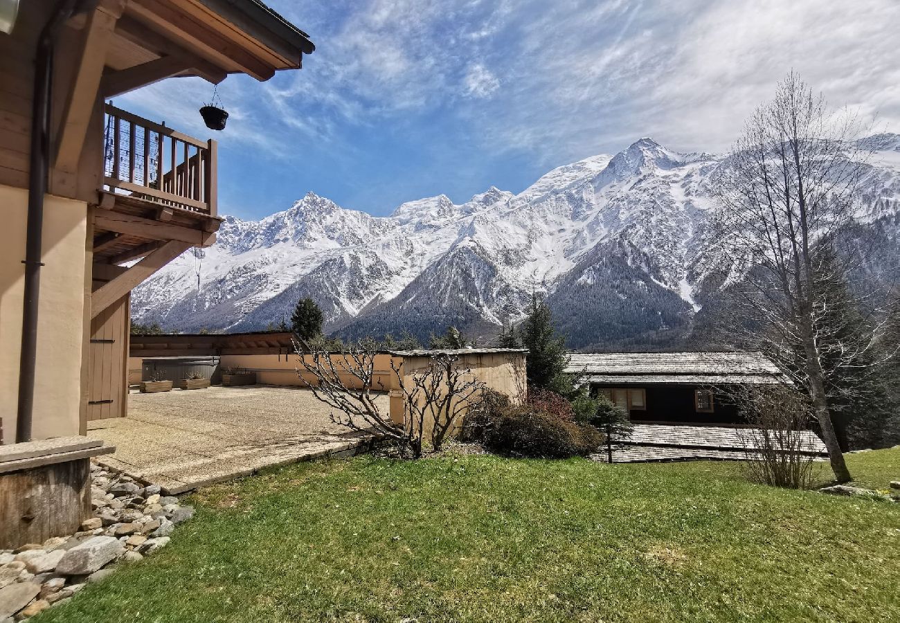 Appartement à Les Houches - Betulle 2 - Grande terrasse face au Mont-Blanc