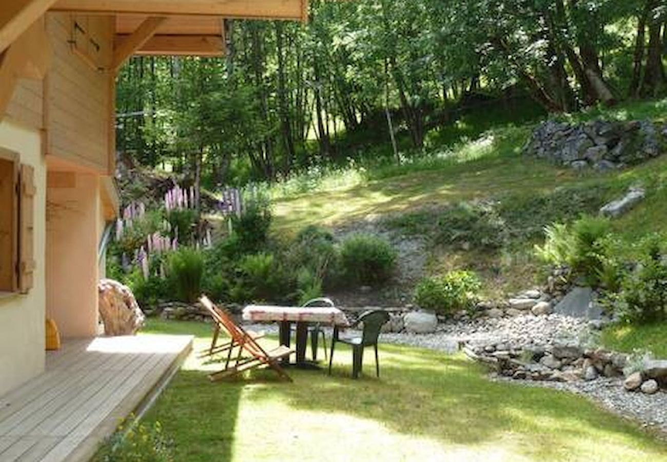 Appartement à Les Houches - Betulle 2 - Grande terrasse face au Mont-Blanc