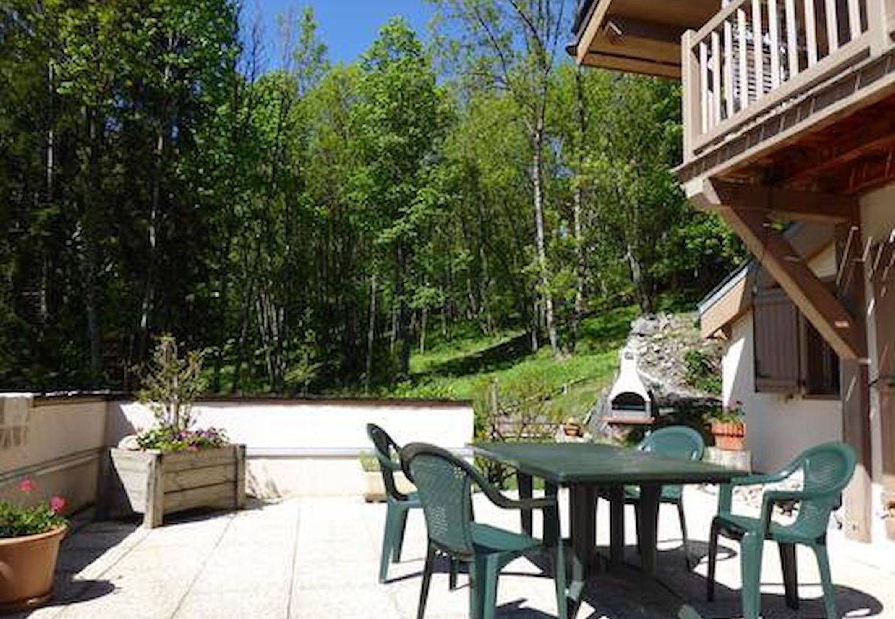 Appartement à Les Houches - Betulle 2 - Grande terrasse face au Mont-Blanc