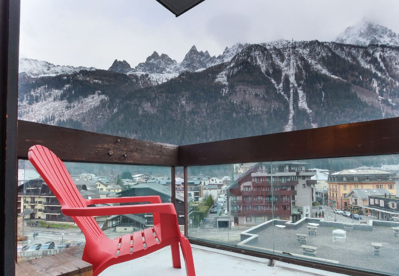 Appartement à Chamonix-Mont-Blanc - L'Aiguille - Centre de Chamonix - Vue Mont-Blanc