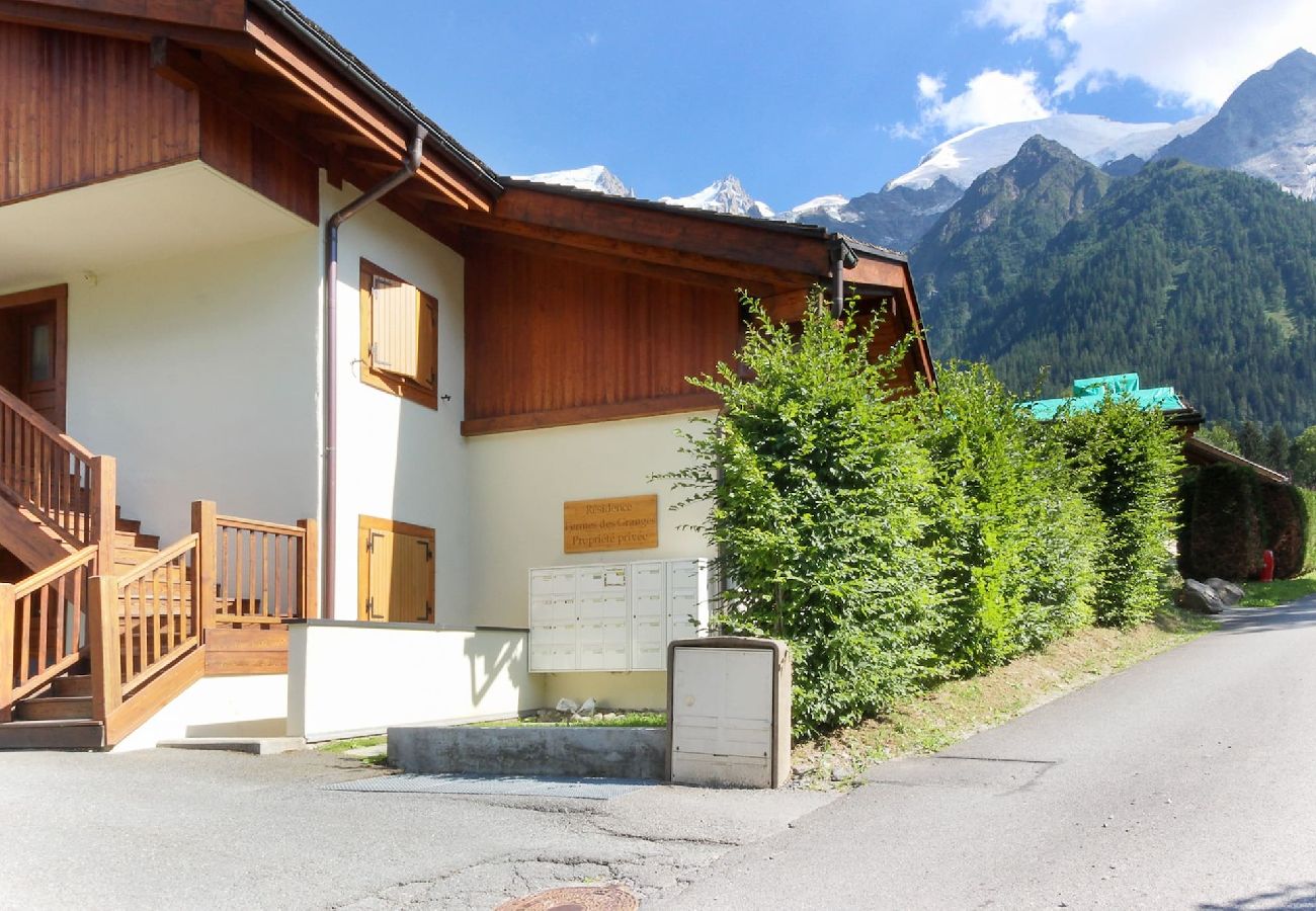 Appartement à Chamonix-Mont-Blanc - Les Granges - Terrasse - Vue Mont.Blanc