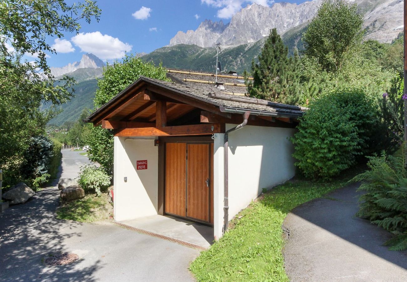 Appartement à Chamonix-Mont-Blanc - Les Granges - Terrasse - Vue Mont.Blanc