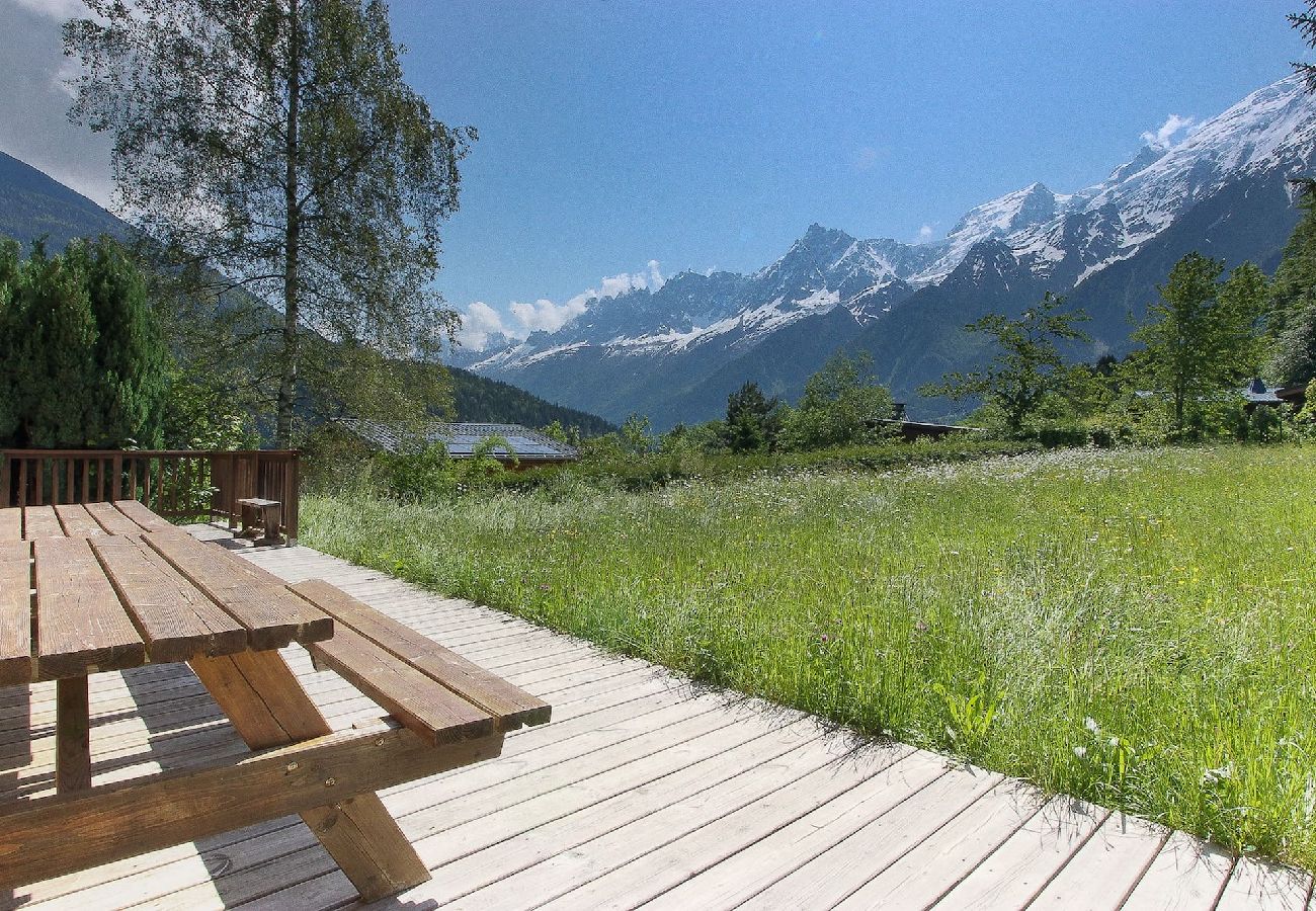 Chalet à Les Houches - Chalet des Chavants -Grand jardin- vue Mt-Blanc