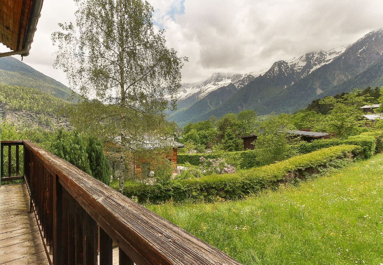 Chalet à Les Houches - Chalet des Chavants -Grand jardin- vue Mt-Blanc