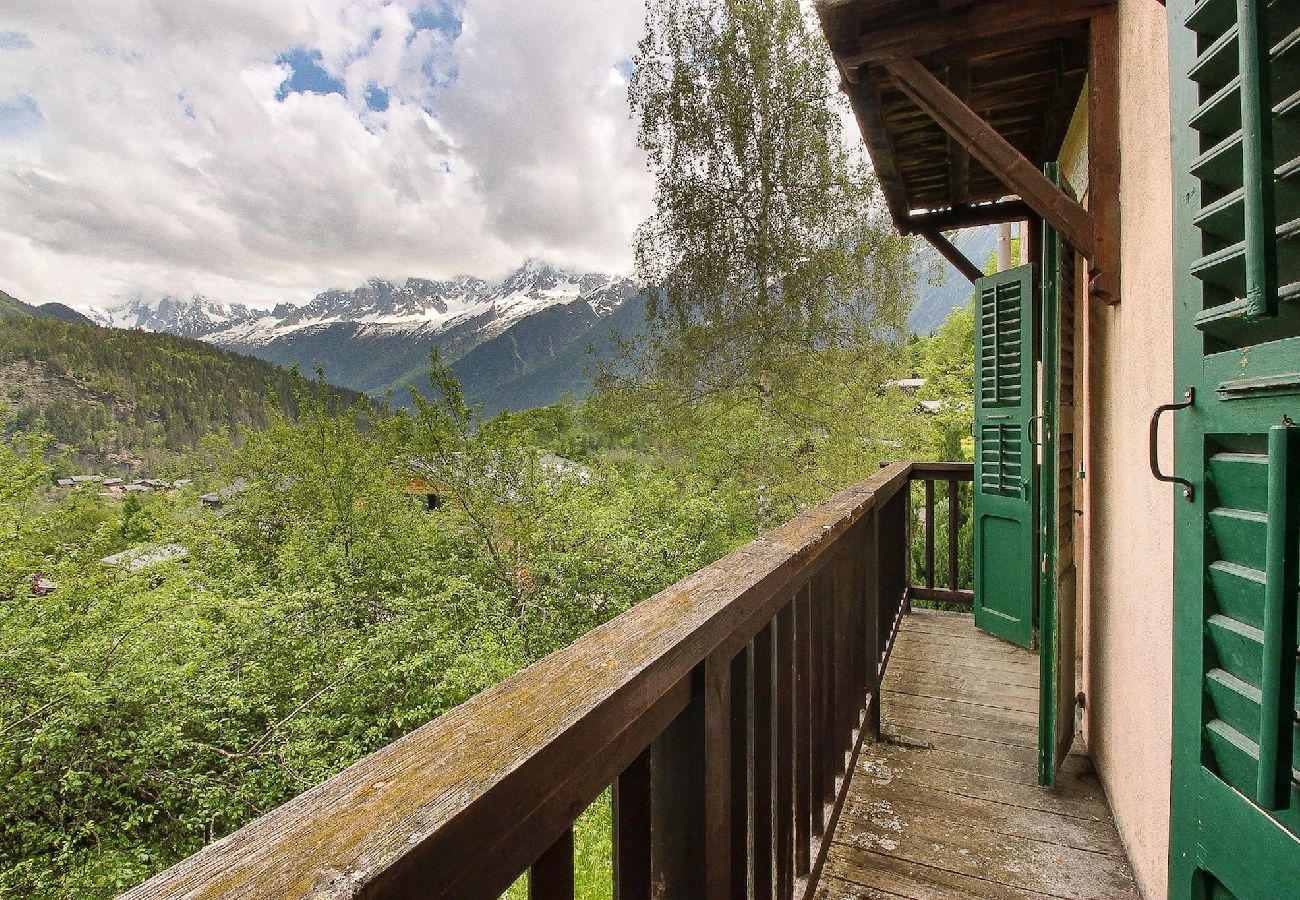 Chalet à Les Houches - Chalet des Chavants -Grand jardin- vue Mt-Blanc