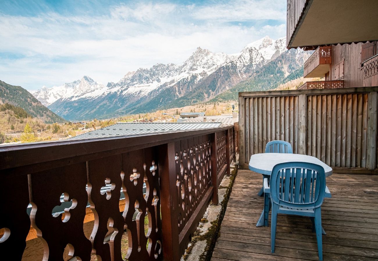 Appartement à Les Houches - Bellevue - Grande terrasse privée- Vues