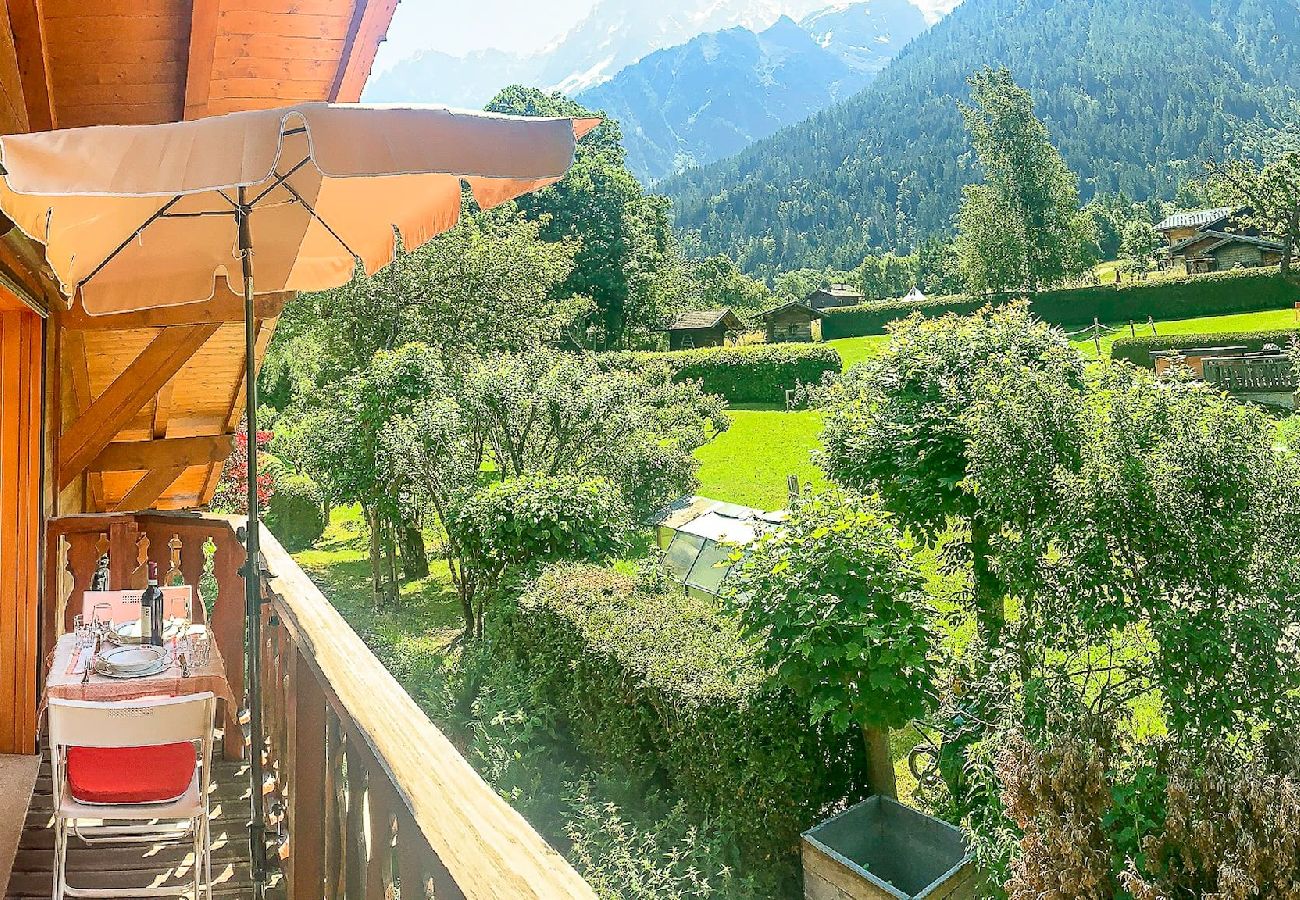 Appartement à Les Houches - Vue Mont-Blanc - Calme - Yoga