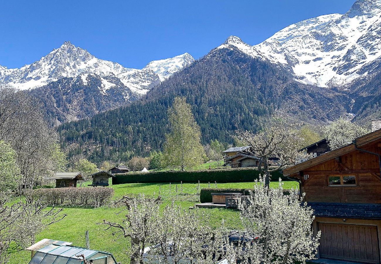 Appartement à Les Houches - Vue Mont-Blanc - Calme - Yoga