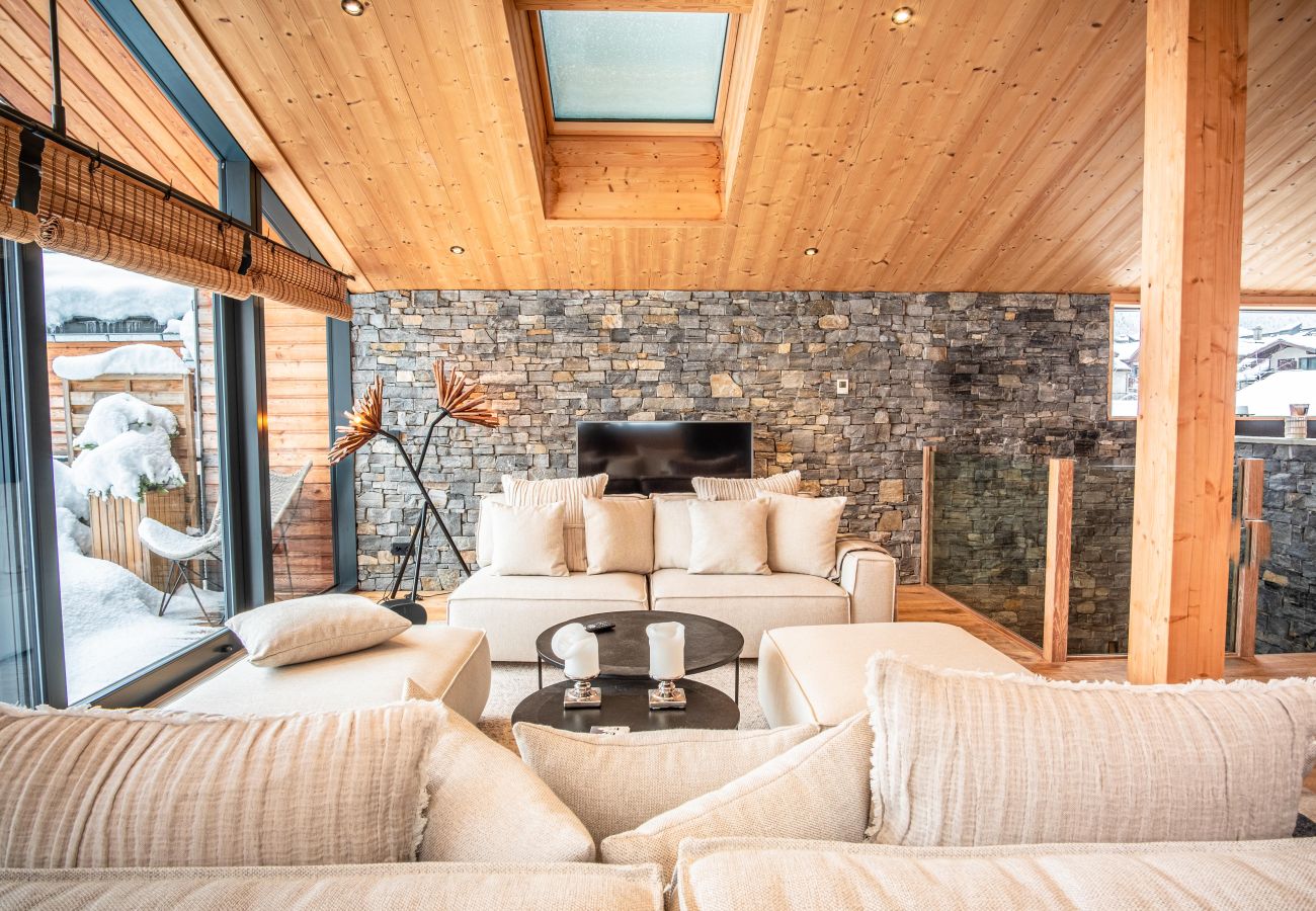 Chalet à Chamonix-Mont-Blanc - Chalet Sia - Contemporain - Sauna privé