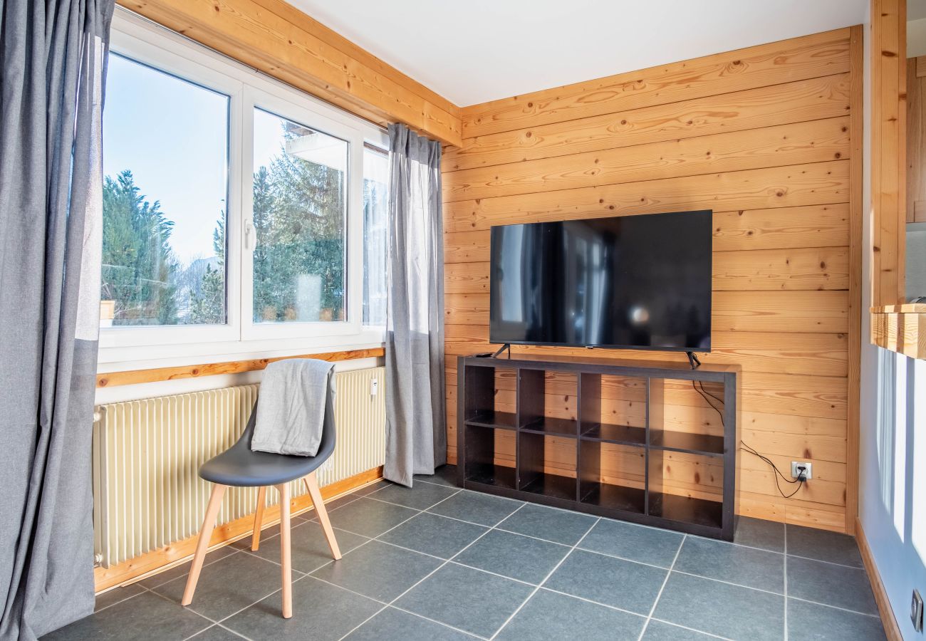 Appartement à Chamonix-Mont-Blanc - Les Tussilages - Balcon et Terrasse vue Mont-Blanc