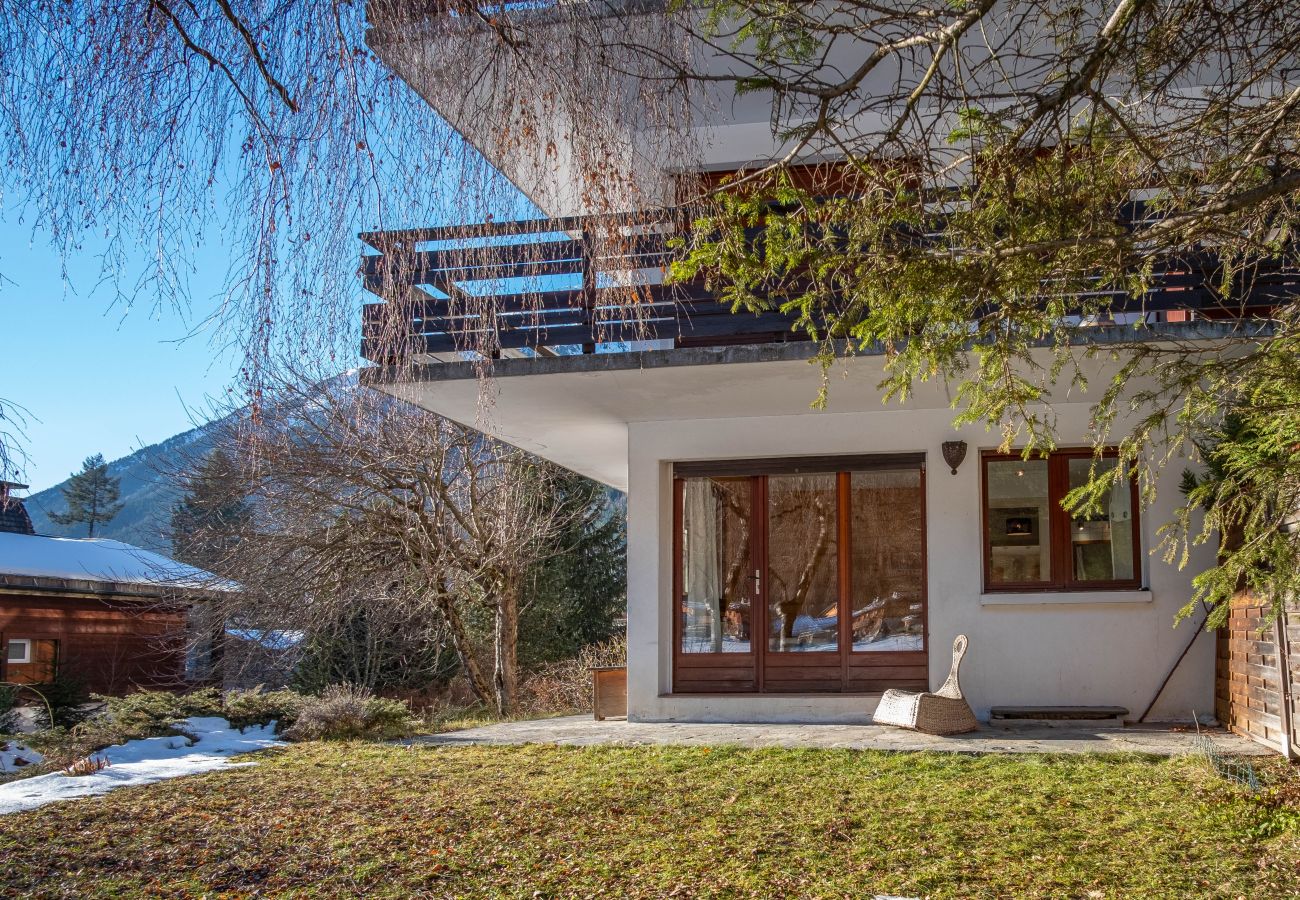 Appartement à Chamonix-Mont-Blanc - Les Tussilages - Balcon et Terrasse vue Mont-Blanc