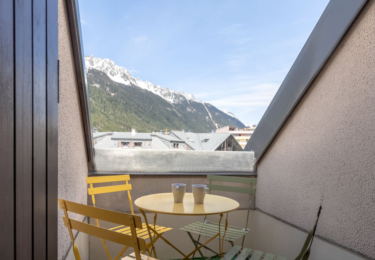 Appartement à Chamonix-Mont-Blanc - Triplex - Hypercentre - Balcon avec vue montagnes