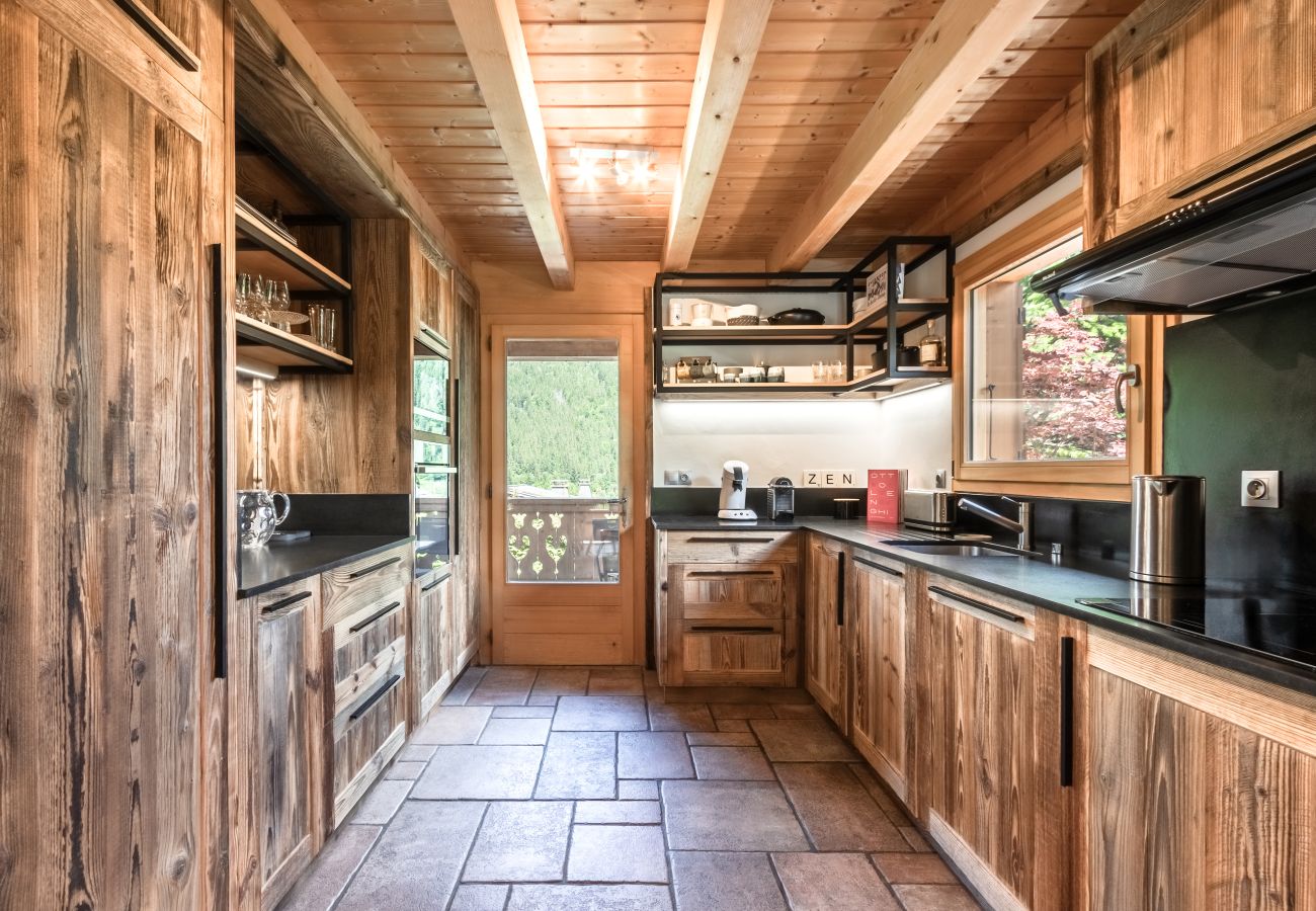 Chalet à Les Houches - Balcon De l'Europe - Jacuzzi privé - Jardin vue Mo