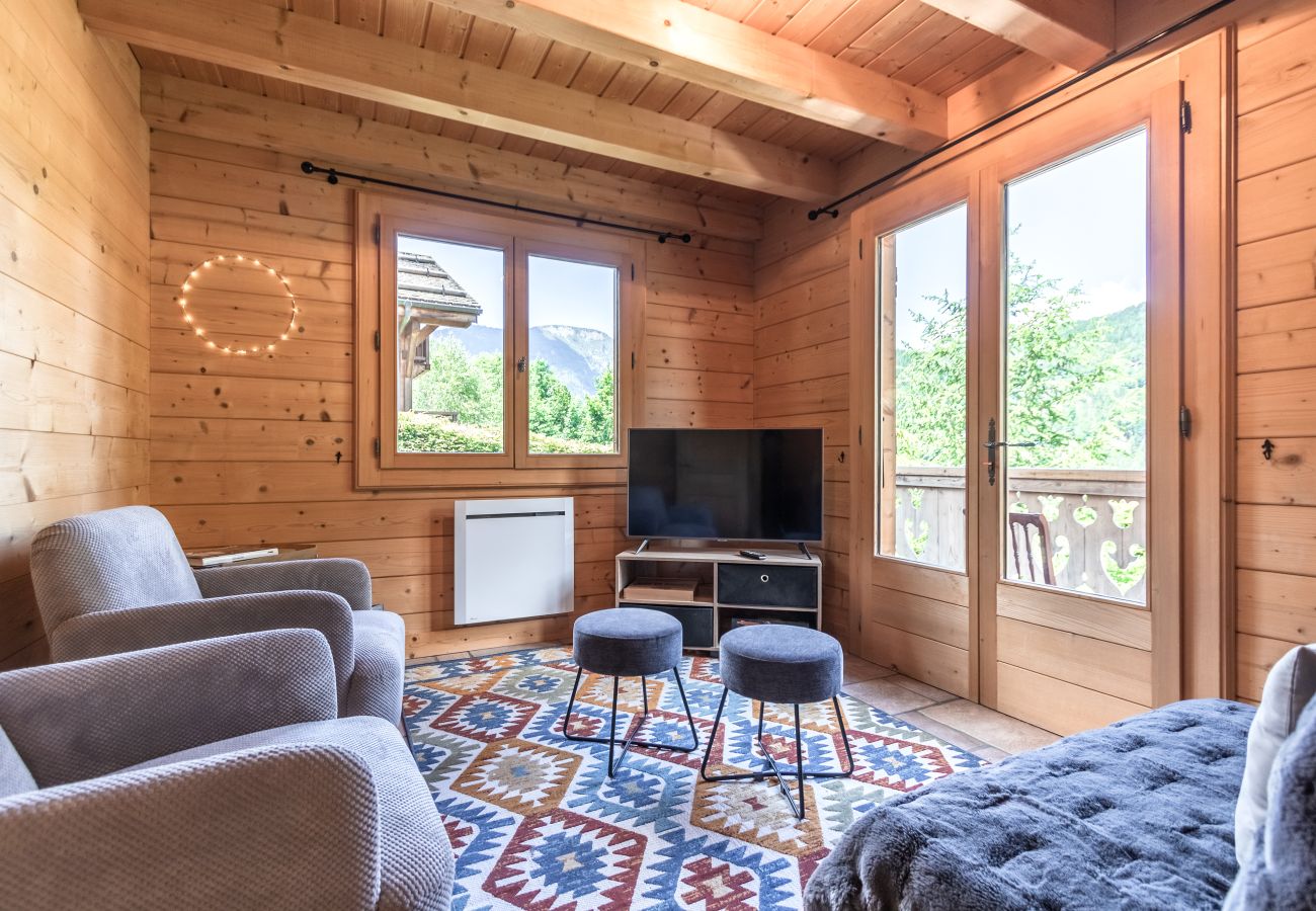 Chalet à Les Houches - Balcon De l'Europe - Jacuzzi privé - Jardin vue Mo