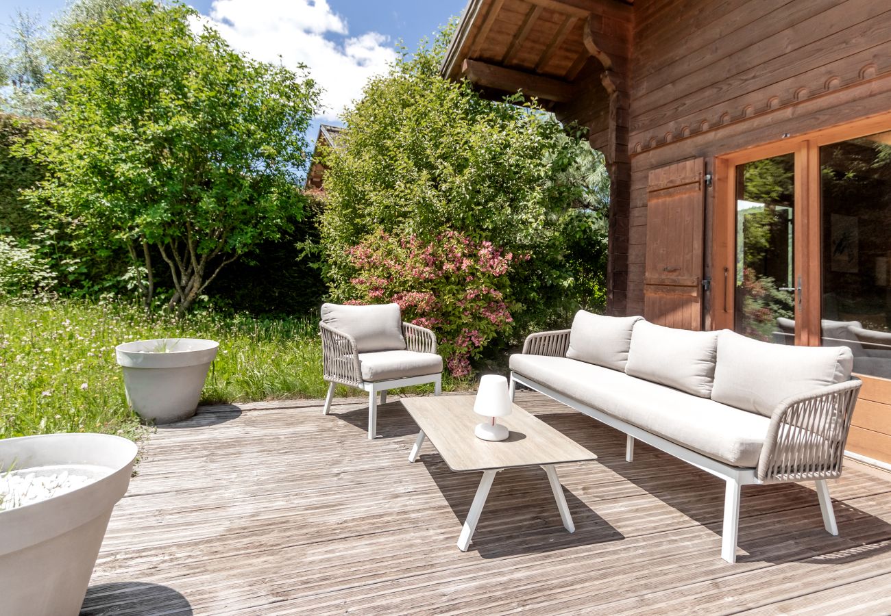 Chalet à Les Houches - Balcon De l'Europe - Jacuzzi privé - Jardin vue Mo